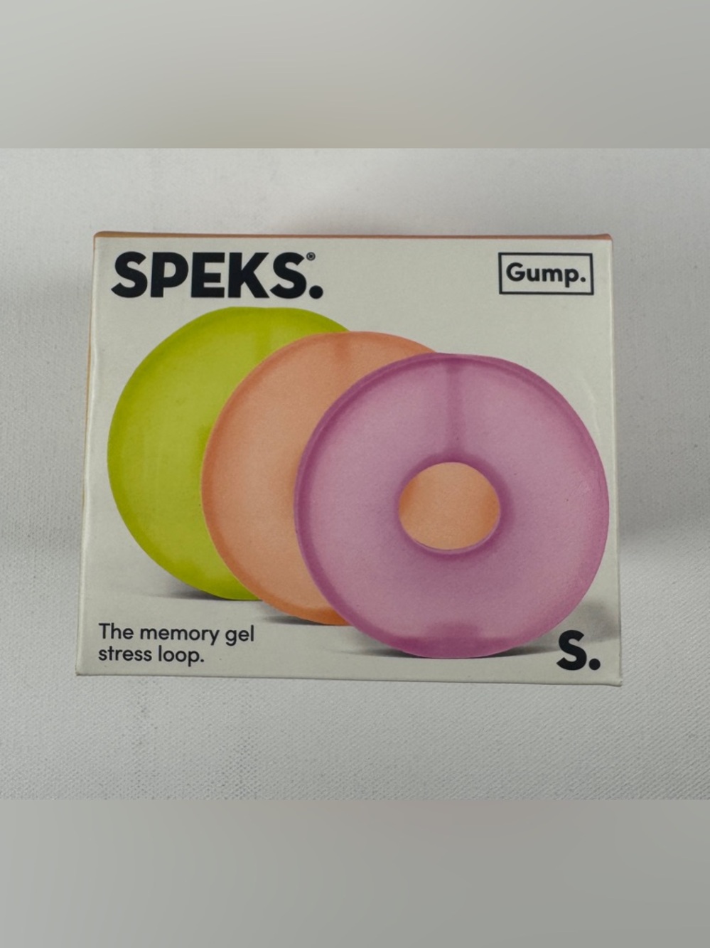 Speks Gump The Memory Gel Stress Loop Set Of 3 New Sealed